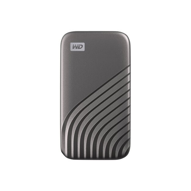 External SSD|WESTERN DIGITAL|My Passport|1TB|USB-C|Write speed 1000 MBytes/sec|Read speed 1050 MBytes/sec|WDBAGF0010BGY-WESN