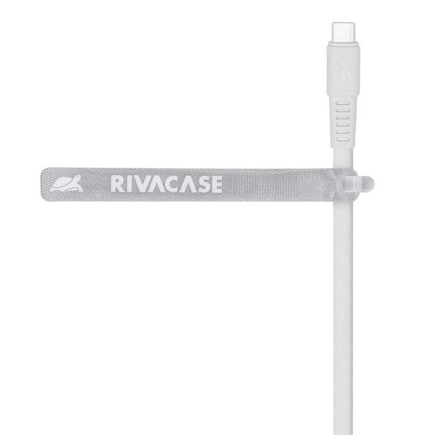 CABLE USB-C TO USB-C 1.2M/WHITE PS6005 WT12 RIVACASE