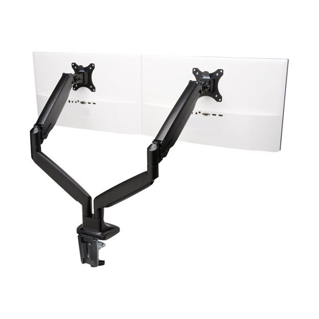 KENSINGTON One-Touch Height Adjustable Dual Monitor Arm - Black