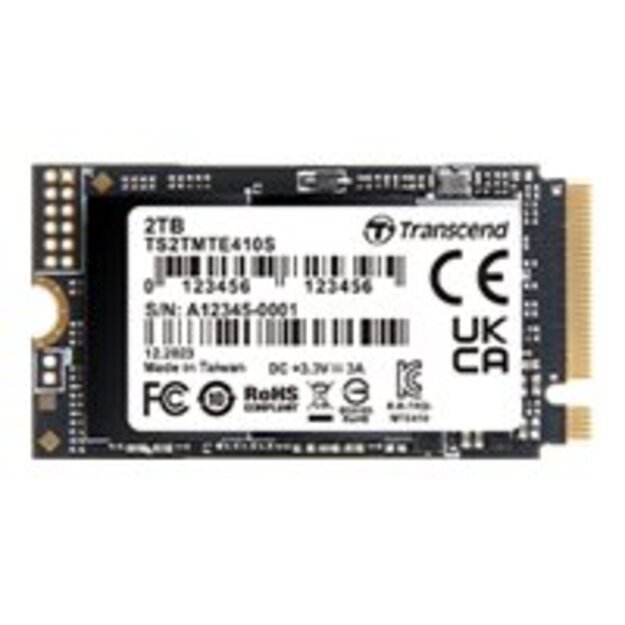 TRANSCEND 2TB M.2 2242 PCIe Gen4x4 NVMe 3D TLC DRAM-less