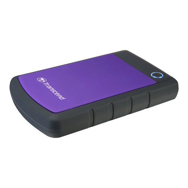 TRANSCEND 4TB StoreJet 25H3 USB 3.0 2.5 Rubber Case Anti-Shock Purple