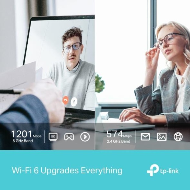 USB belaidžio ryšio adapteris 1800MBPS ARCHER TX20U TP-LINK