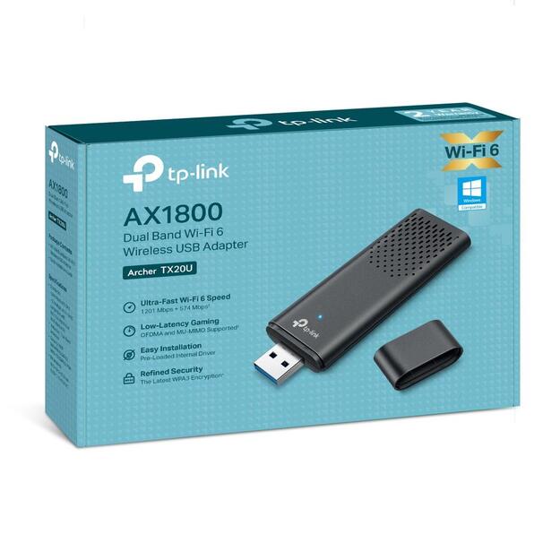 WRL ADAPTER 1800MBPS USB/ARCHER TX20U TP-LINK
