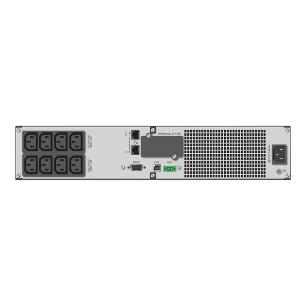 POWERWALKER VI 1000 RT LCD HID UPS Line-Interactive 1000VA 19 2U 8x IEC RJ11/RJ45 USB LCD
