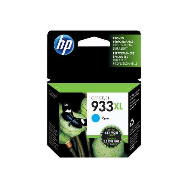 HP 933XL ink cyan Officejet 6700 Premium e-All-in-One Printer - H711n