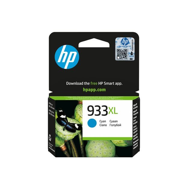 HP 933XL ink cyan Officejet 6700 Premium e-All-in-One Printer - H711n