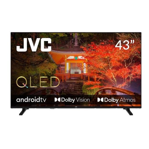 TV Set|JVC|43 |4K/Smart|QLED|3840x2160|Wireless LAN|Bluetooth|Android TV|LT-43VAQ330P
