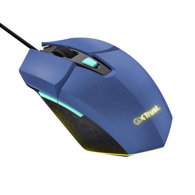 MOUSE USB OPTICAL BLUE/GXT109B FELOX 25067 TRUST 5