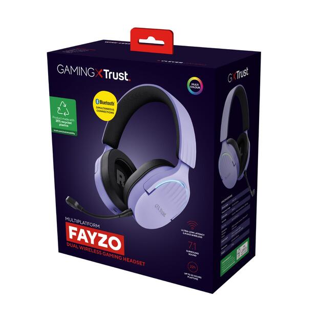 HEADSET WRL GXT491P FAYZO/PURPLE 25305 TRUST 16