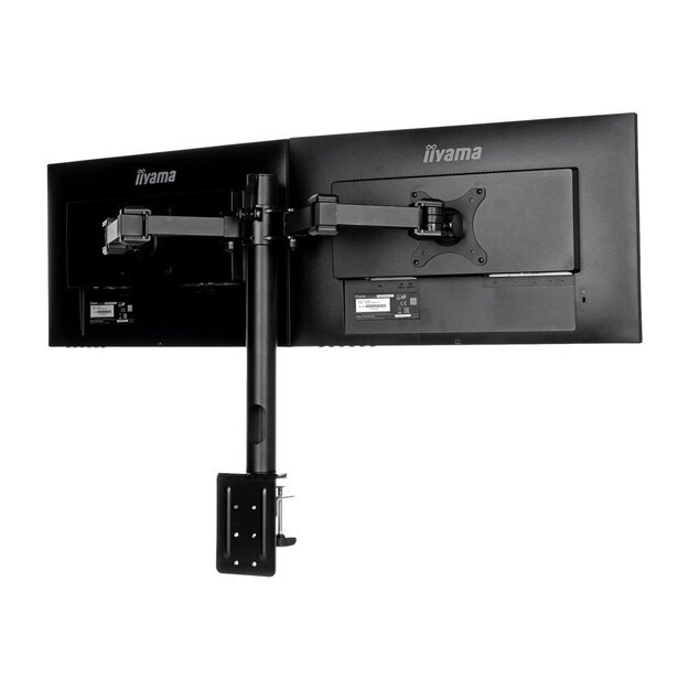 IIYAMA DS1002C-B1 Dual-Monitor bracket for Displays from 10-30inch VESA 75x75 mm or 100100 mm weight 10 Kg