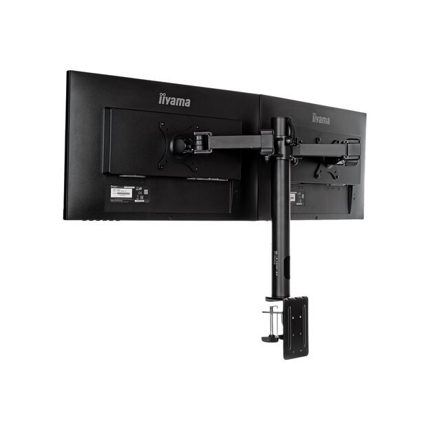 IIYAMA DS1002C-B1 Dual-Monitor bracket for Displays from 10-30inch VESA 75x75 mm or 100100 mm weight 10 Kg