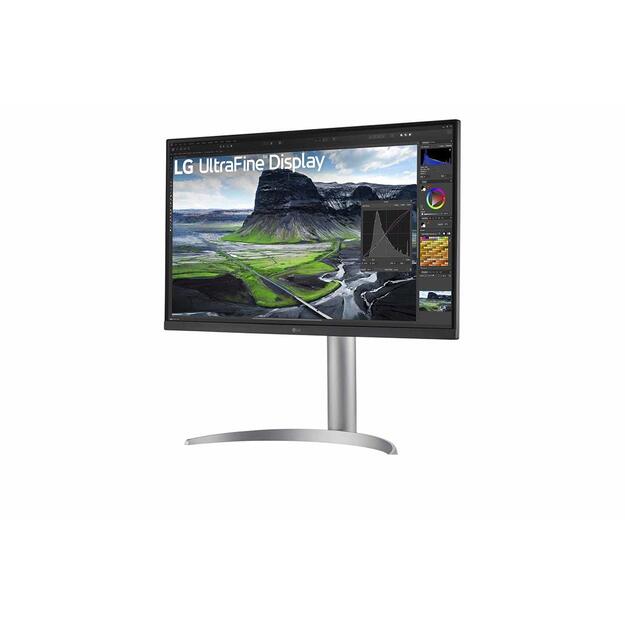 LCD Monitor|LG|27UQ850V-W|27 |Business/4K|Panel IPS|3840x2160|16:9|60 Hz|5 ms|Speakers|Pivot|Height adjustable|Tilt|27UQ850V-W 5