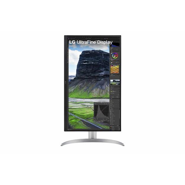 LCD Monitor|LG|27UQ850V-W|27 |Business/4K|Panel IPS|3840x2160|16:9|60 Hz|5 ms|Speakers|Pivot|Height adjustable|Tilt|27UQ850V-W 13