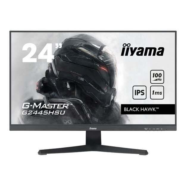 LCD Monitor|IIYAMA|G2445HSU-B1|24 |Panel IPS|1920x1080|16:9|100Hz|Matte|1 ms|Speakers|Tilt|Colour Black|G2445HSU-B1