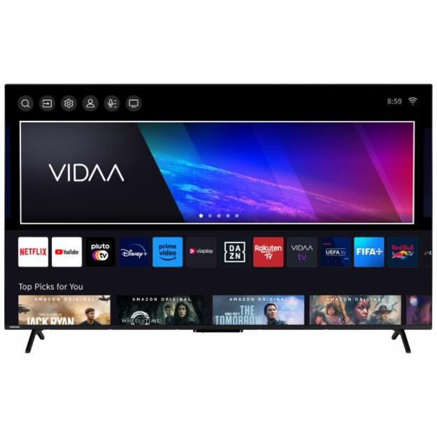 TV Set|TOSHIBA|65 |4K/Smart|3840x2160|Wireless LAN|Bluetooth|Android TV|Black|65QV2463DG