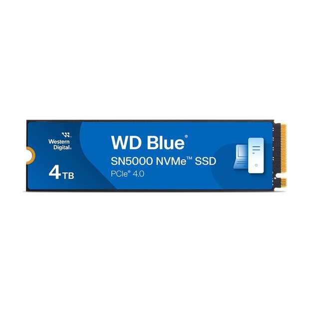 WD Blue SN5000 NVMe SSD 4TB M.2 2280 PCIe Gen4