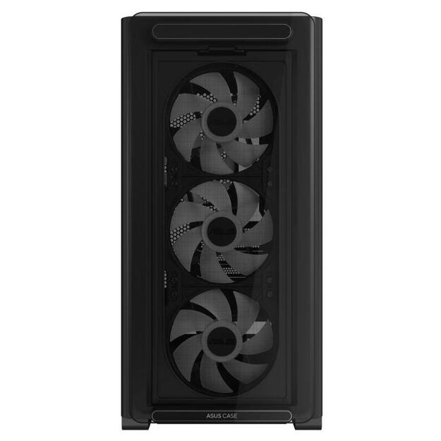 Case|ASUS|A23 PLUS|MidiTower|Case product features Transparent panel|MicroATX|MiniITX|Colour Black|A23PLUSTG/ARGBBLACK