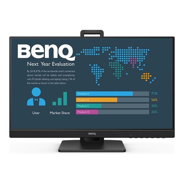 BENQ BL2486TC 23.8inch IPS FHD 250cd/m2 5ms HDMIx2 DP USB-C PD65W Daisy Chain Speakers Pivot