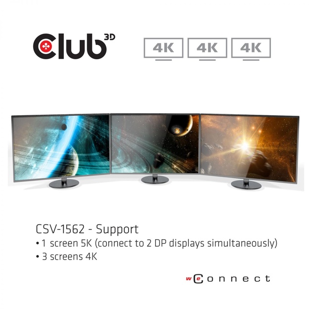 NB ACC DOCKING STATION/USB-C 60W CSV-1562 CLUB3D