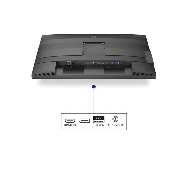 PHILIPS 27B2G5500/00 Monitor 27inch QHD LED 16:9 IPS 75Hz 2xHDMI 1.4 DP 1.2 9