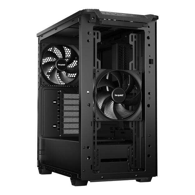 Case|BE QUIET|PURE BASE 501|MidiTower|Not included|ATX|MicroATX|MiniITX|Colour Black|BGW74 10