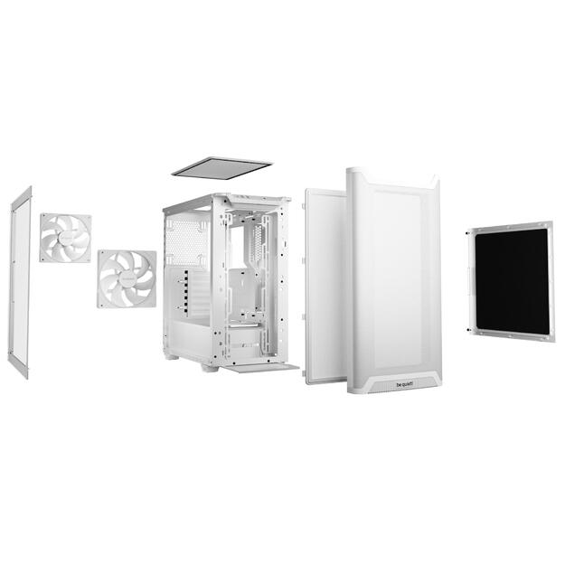 Case|BE QUIET|BGW75|MidiTower|Case product features Transparent panel|Not included|ATX|MicroATX|MiniITX|Colour White|BGW75 11