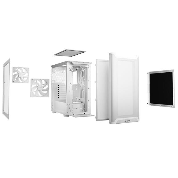 Case|BE QUIET|BGW75|MidiTower|Case product features Transparent panel|Not included|ATX|MicroATX|MiniITX|Colour White|BGW75