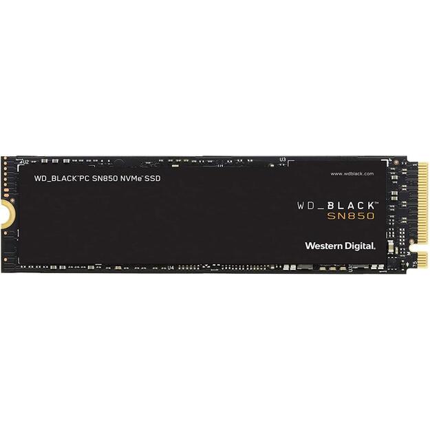 SSD|WESTERN DIGITAL|Black SN850|2TB|M.2|PCIE|NVMe|Write speed 5100 MBytes/sec|Read speed 7000 MBytes/sec|2.38mm|TBW 1200 TB|WDS200T1X0E