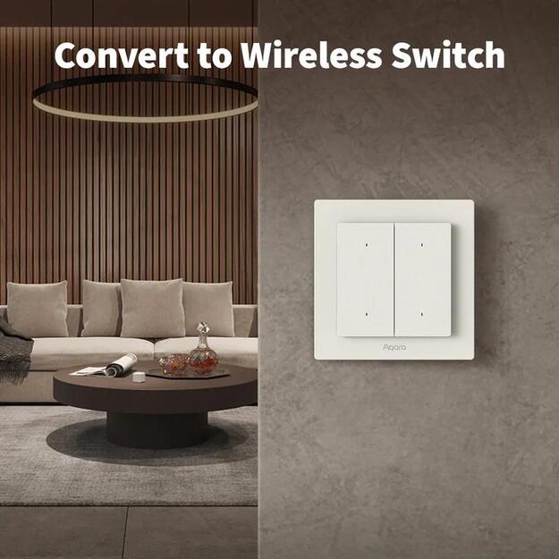 SMART HOME LIGHT SWITCH H2/WS-K08D AQARA 3