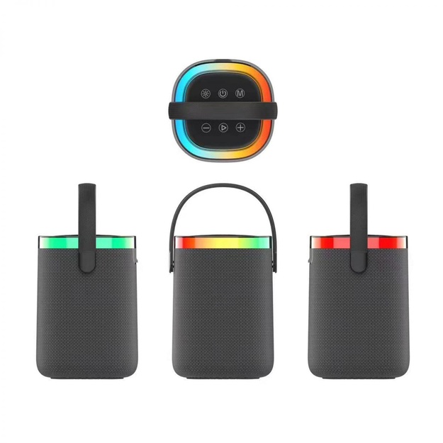 Portable Speaker|GEMBIRD|Portable/Wireless|Bluetooth|SPK-BT-LED-06