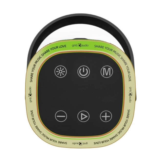 Portable Speaker|GEMBIRD|Portable/Wireless|Bluetooth|SPK-BT-LED-06