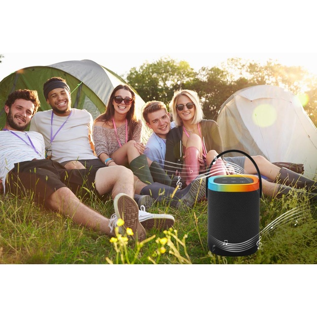 Portable Speaker|GEMBIRD|Portable/Wireless|Bluetooth|SPK-BT-LED-06