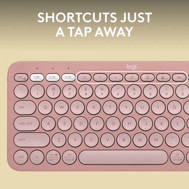 KEYBOARD BLUETH K380S ENG/ROSE 920-011853 LOGITECH 13