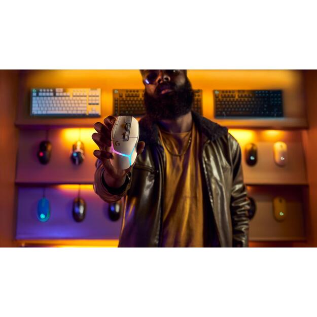 MOUSE USB OPTICAL G502X PLUS/WHITE 910-006171 LOGITECH 6