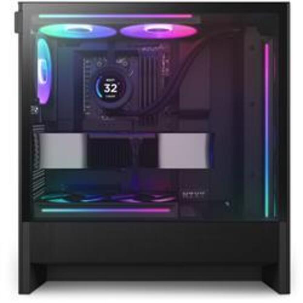 NZXT PC case H5 Flow RGB 2024 midi tower black