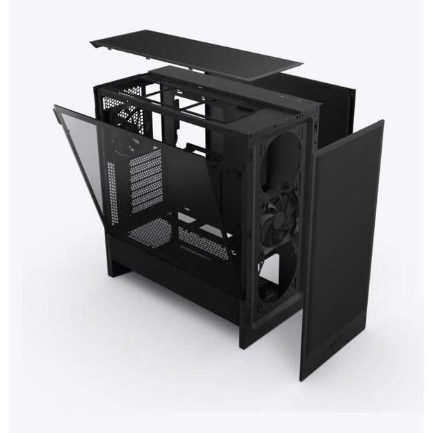 NZXT PC case H5 Flow RGB 2024 midi tower black