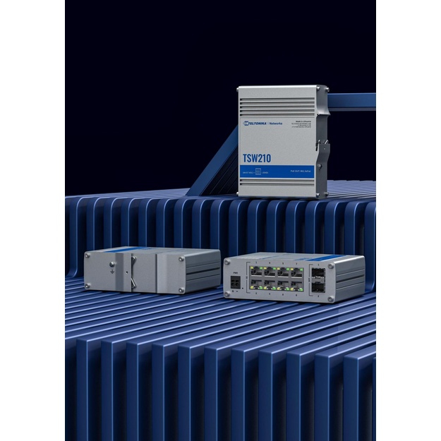 Switch|TELTONIKA|TSW210|8x10Base-T / 100Base-TX / 1000Base-T|2xSFP|TSW210