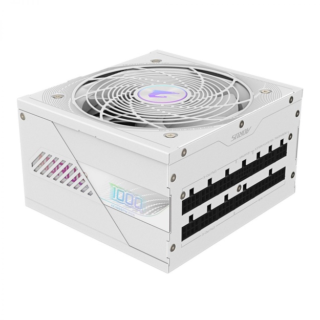 Power Supply|GIGABYTE|GP-AE1000PM PG5 ICE|1000 Watts|Efficiency 80 PLUS PLATINIUM|PFC Active|MTBF 100000 hours|GP-AE1000PMPG5ICE
