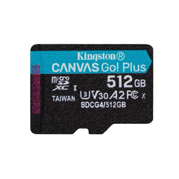 MEMORY MICRO SDXC 512GB UHS-I/W/A SDCG4/512GB KINGSTON