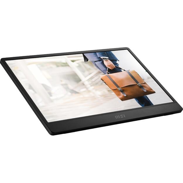 LCD Monitor|MSI|PRO MP161 E2U|15.6 |Business|Panel IPS|1920x1080|16:9|60Hz|Matte|Speakers|Tilt|Colour Black|PROMP161E2U 22