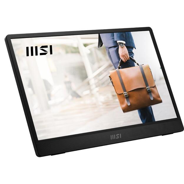 LCD Monitor|MSI|PRO MP161 E2U|15.6 |Business|Panel IPS|1920x1080|16:9|60Hz|Matte|Speakers|Tilt|Colour Black|PROMP161E2U 18