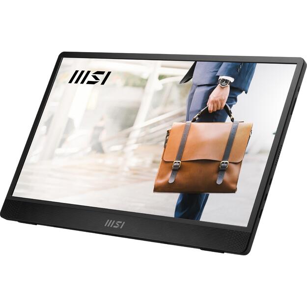 LCD Monitor|MSI|PRO MP161 E2U|15.6 |Business|Panel IPS|1920x1080|16:9|60Hz|Matte|Speakers|Tilt|Colour Black|PROMP161E2U 24