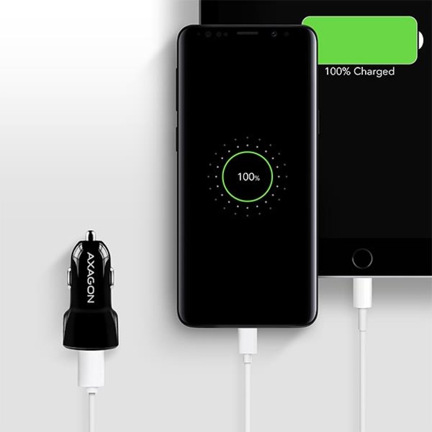 MOBILE CHARGER CAR USB 2PORT/24W PWC-5V5 AXAGON