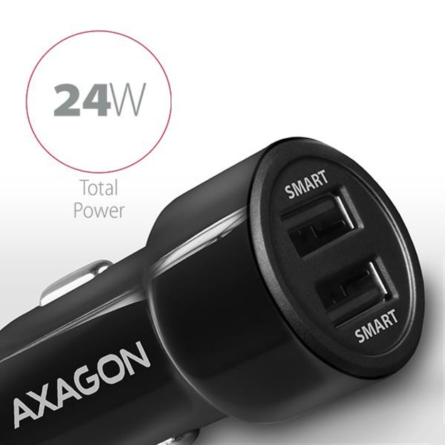 MOBILE CHARGER CAR USB 2PORT/24W PWC-5V5 AXAGON