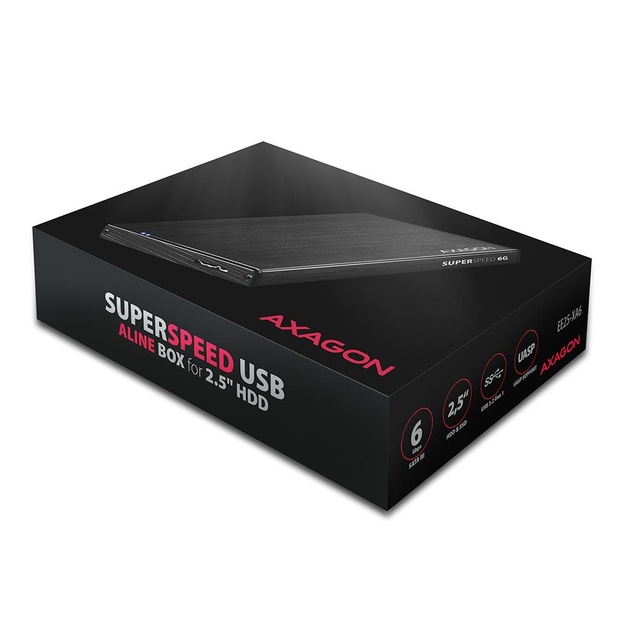 HDD ACC ENCLOSURE 2.5 /USB3.2 EE25-XA6 AXAGON