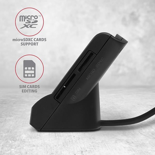 CARD READER STAND SMARTCARD/USB2.0 CRE-SM2 AXAGON