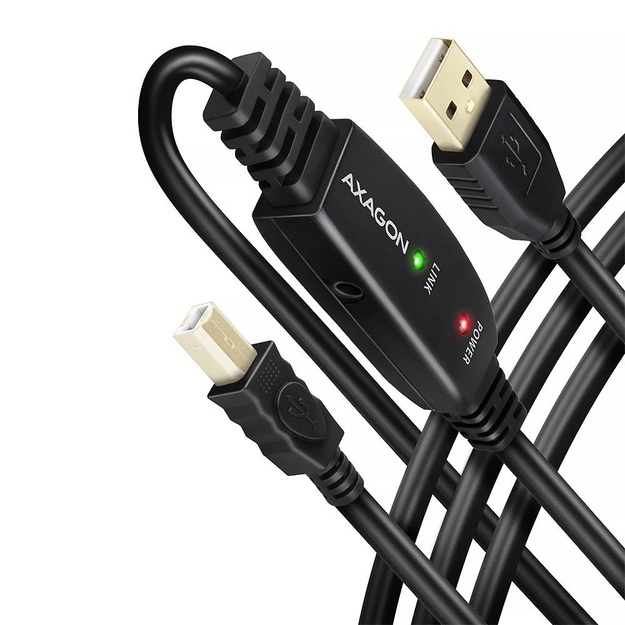 CABLE USB2.0 A-M/B-M ACTIVE/10M ADR-210B AXAGON