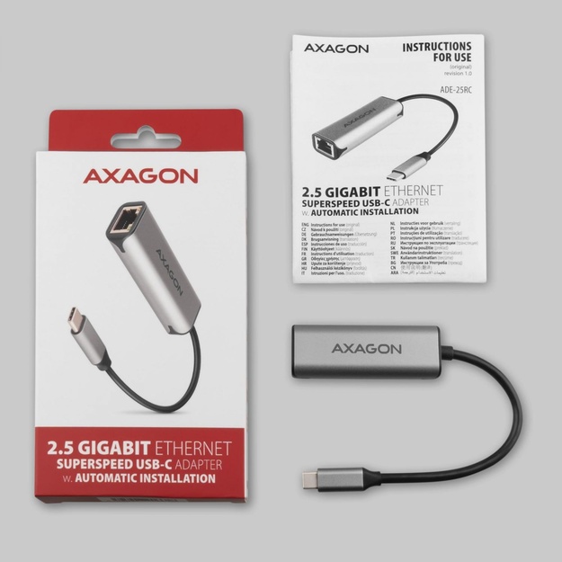 NET ADAPTER USB-C 2.5G/ADE-25RC AXAGON