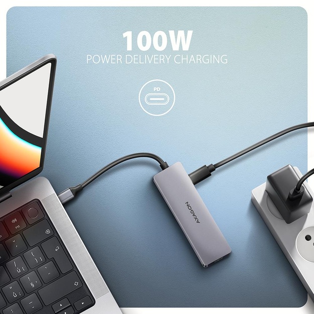 I/O HUB USB-C 5IN1/0.15M HMC-5H60 AXAGON