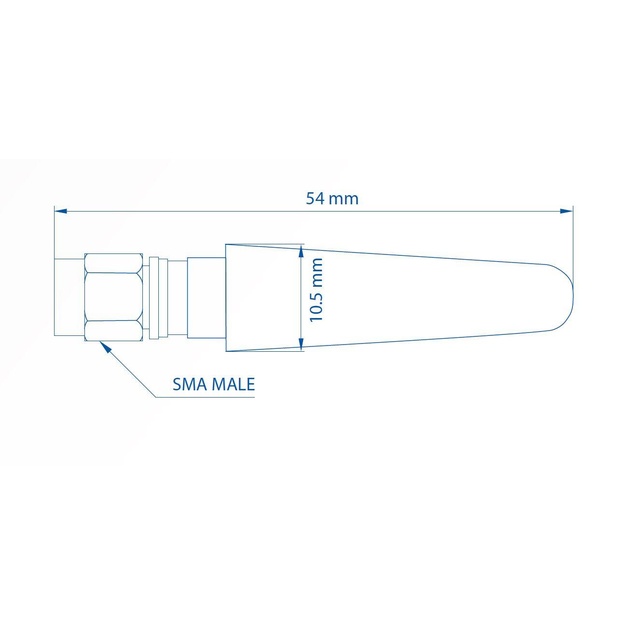 ANTENNA MOBILE STRAIGHT/COMPACT PR1CS450 TELTONIKA